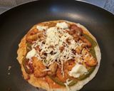 তাওয়া চিকেন পিজ্জা (Tawa chicken pizza with rice flour batter recipe in bengali ) রেসিপির ধাপ 4 ছবি
