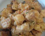 Foto langkah ke 4 dari resep Tahu Crispy saos Telur Asin.