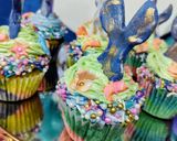 Foto del paso 4 de la receta: Cupcakes de Vainilla tema de Sirenas