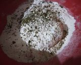 A picture of step 3 of Tricolor Thepla.