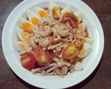 รูปขั้นตอนการทำที่ 3 ของ ตำเห็ดหิมะขาว,กุ้งสุก,ไข่ต้ม,ปลาร้าหอม- คีโต