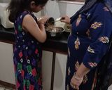 A picture of step 1 of #cookwithmanjulla.