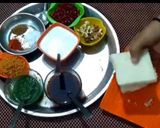 A picture of step 1 of Bread ke instant DAHI BHALLE.