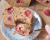 Une image de l'étape 4 de Gâteau au yaourt et framboises.