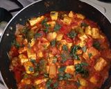 A picture of step 4 of Paneer-do-pyaaza.