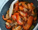 Foto langkah ke 4 dari resep Udang galah saos pedas manis.