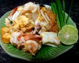 รูปขั้นตอนการทำที่ 4 ของ ผัดไท วุ้นเส้น / เส้นจันทร์ ทะเล