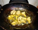 A picture of step 6 of Dry Gobhi Manchurian.