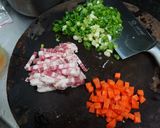 肉絲蛋炒飯的食譜步驟1照片