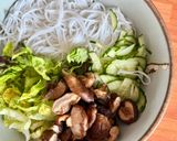 Hình bước làm 3 của món 🌱 Bún Nước Tương Nấm Hương Nướng (Bún Trộn Chay)