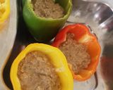 Une image de l'étape 5 de Poivrons Farcis à la viande haché.