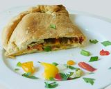 A picture of step 6 of Calzone.