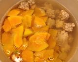 Hình bước làm 3 của món Canh đu đủ nấu tôm thịt