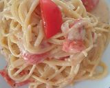 Spaghetti z serem fetta i mini mozzarella krok przepisu 2 zdjęcie