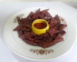 A picture of step 6 of Beetroot Ragi Crackers.