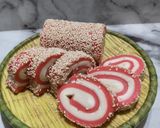 Foto langkah ke 6 dari resep 579. Mochi Gulung Merah Putih.