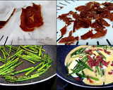 Foto del paso 5 de la receta: Revuelto de espárragos verdes y crujiente de jamón