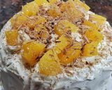 Foto del paso 6 de la receta: Mini torta cumpleañera de duraznos y crema 🎂🍑