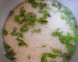A picture of step 5 of Mutton biryani in electric rice cooker.