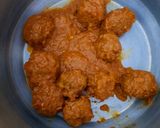 A picture of step 2 of Kofta Biryani (leftover Kofta Curry).