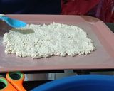 Foto langkah ke 3 dari resep Rolade daun singkong dan tahu.