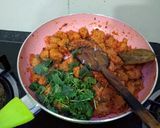 A picture of step 5 of Soya Chunks Biryani.