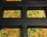 Une image de l'étape 4 de Petit clafoutis de courgettes au parmesan et basilic.