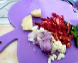Foto langkah ke 5 dari resep Tumis Jantung Pisang.