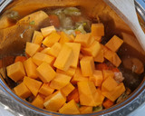 Foto del paso 2 de la receta: Puré de puerros, judías verdes y calabaza