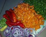 A picture of step 1 of Veggies sauce.