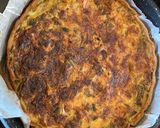 Une image de l'étape 7 de 😋 Quiche moelleuse aux poireaux.