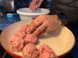 Parmesan Meatball Bake