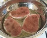 Zöldségpürében készült karaj recept fázis 2 fotója