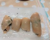 Foto del passaggio 3 della ricetta Involtini di pollo con spinaci e formaggio filante con cremina a modo mio