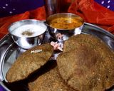 बथुआ की पूरी(bathua ki poori recpe in hindi) रेसिपी चरण 5 फोटो