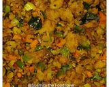 A picture of step 6 of Vegetable brown bread upma.