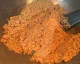 A picture of step 3 of Atta Halwa.