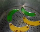 Foto langkah ke 7 dari resep Banana Rainbow Cake Steam / Banana Cotton Kue Praktis anti gagal.