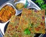 बथुआ का पराठा (Bathua paratha recipe in hindi) रेसिपी चरण 4 फोटो