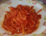 A picture of step 4 of Gajar ka Achar.