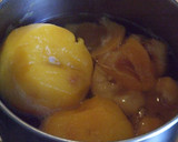 Foto del paso 1 de la receta: Melocotones al aroma de lima