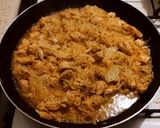 Káposztás csirkemell bulgurral recept fázis 3 fotója