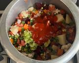 A picture of step 3 of One Pot Pav Bhaji.