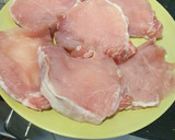 Foto del paso 1 de la receta: Libritos de lomo rellenos de jamón dulce y queso