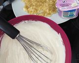 Une image de l'étape 1 de Flan à la banane.