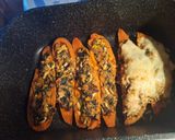 Extra töltött édesburgonya recept fázis 6 fotója