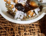 A picture of step 5 of Green Moong Dal Chaat.