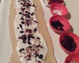 A picture of step 3 of Rosca de Reyes Filled with Cream and Fruit.