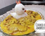 A picture of step 6 of Kadhi Pakora With White Rice Recipe 😋.