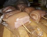 Foto del paso 3 de la receta: Brocheta de pollo c/panceta